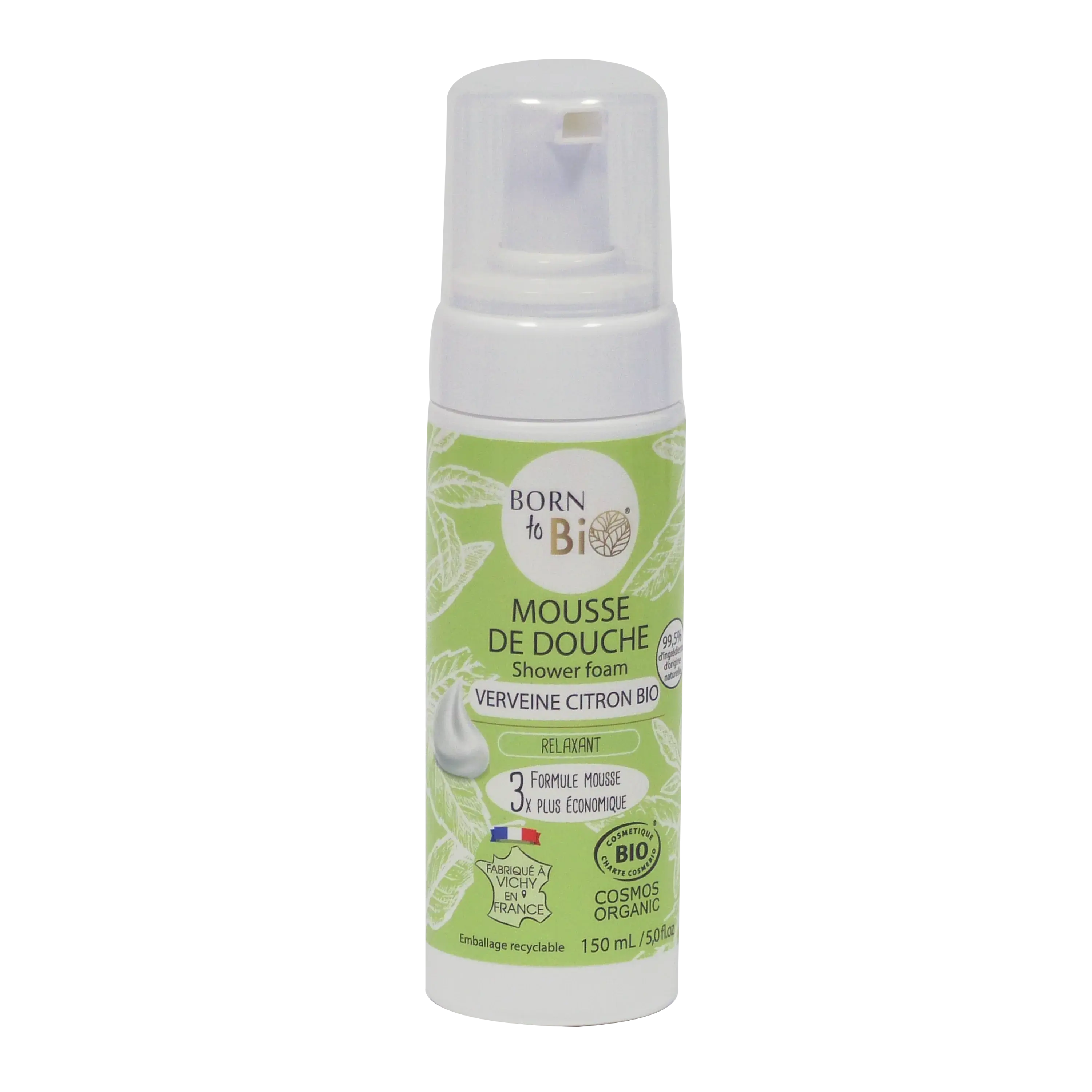 Mousse de Douche Verveine Citron - Certifiée bio-0